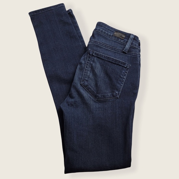 PAIGE Verdugo Ankle Dark Wash Jeans - Picture 4 of 7